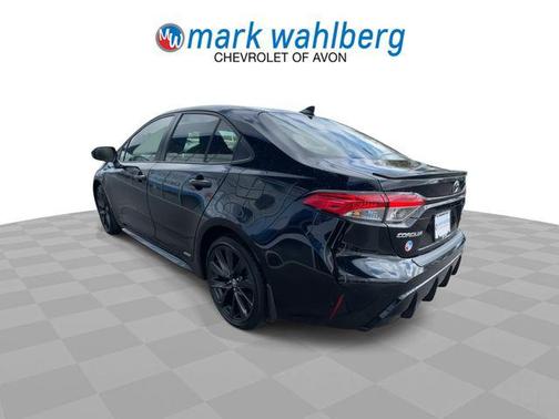 Midnight Black Metallic 2024 Toyota Corolla Hybrid SE