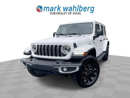 Bright White Clearcoat 2025 Jeep Wrangler 4xe Sahara