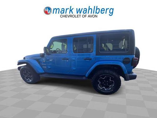 Hydro Blue Pearlcoat 2022 Jeep Wrangler Unlimited 4xe Sahara