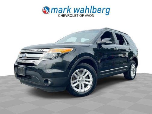 White Platinum Metallic Tri-Coat 2015 Ford Explorer XLT