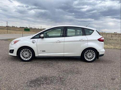 White Platinum Metallic Tri-Coat 2014 Ford C-Max Energi SEL
