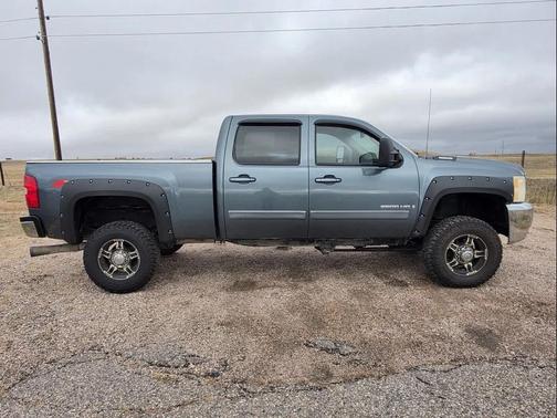 Gray 2008 Chevrolet Silverado 2500 LTZ H/D Crew Cab