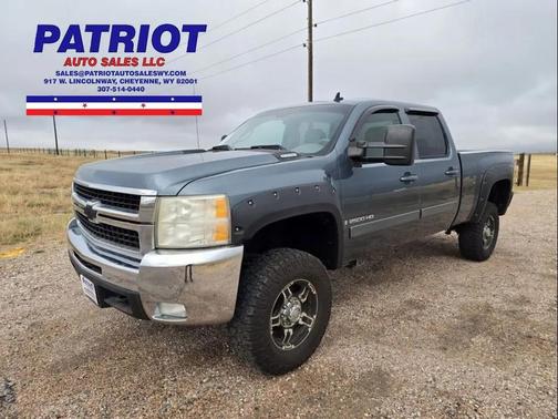 Gray 2008 Chevrolet Silverado 2500 LTZ H/D Crew Cab
