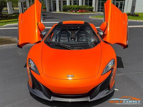 Orange 2015 McLaren 650S Spider