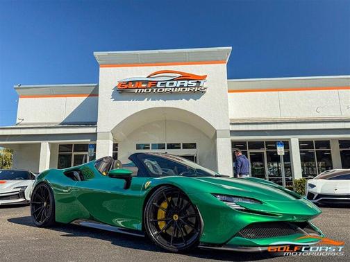 Jewel Green 2024 Ferrari SF90 Spider Base