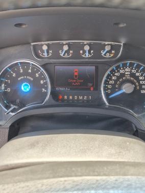 RED 2012 Ford F-150 Lariat