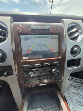 RED 2012 Ford F-150 Lariat