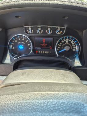 RED 2012 Ford F-150 Lariat