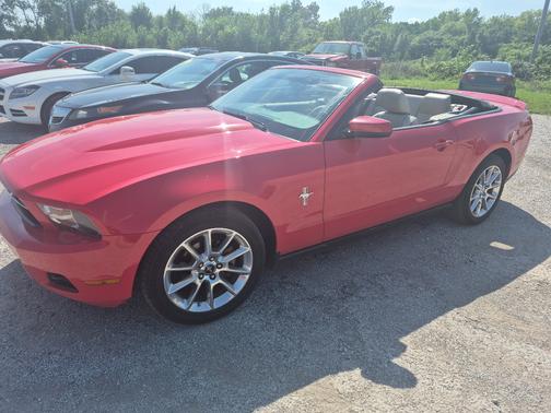 RED 2010 Ford Mustang Base