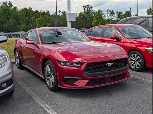 Rapid Red Metallic Tinted Clearcoat 2024 Ford Mustang EcoBoost Premium