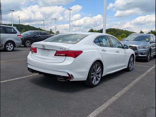 Platinum White 2020 Acura TLX Technology