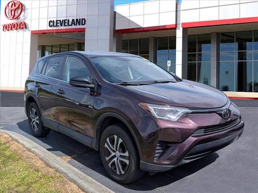 Burgundy 2018 Toyota RAV4 LE