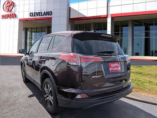 Burgundy 2018 Toyota RAV4 LE