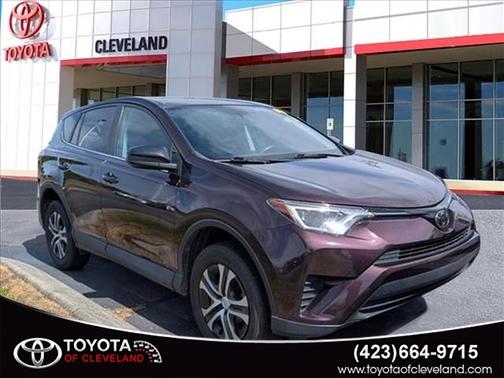Burgundy 2018 Toyota RAV4 LE