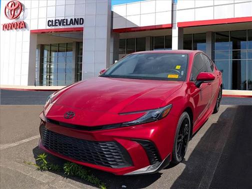 Supersonic Red 2025 Toyota Camry SE