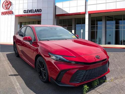 Supersonic Red 2025 Toyota Camry SE