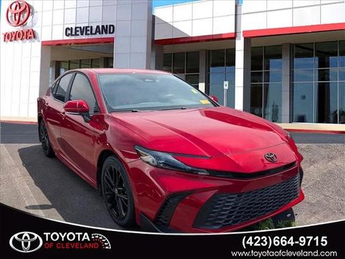 Supersonic Red 2025 Toyota Camry SE
