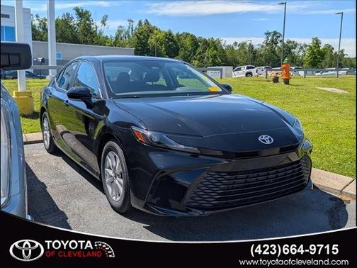 Midnight Black Metallic 2025 Toyota Camry LE