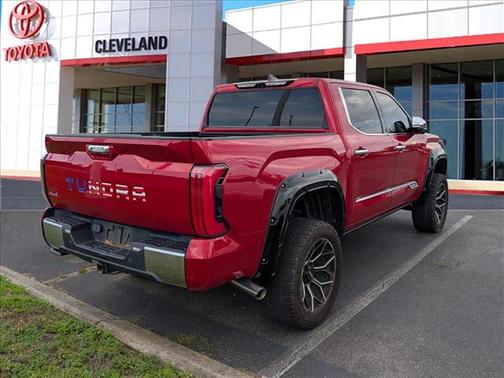 Supersonic Red 2023 Toyota Tundra Hybrid Capstone