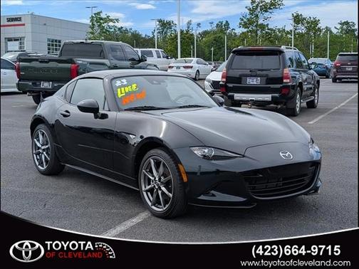 Jet Black Mica 2023 Mazda MX-5 Miata RF Grand Touring