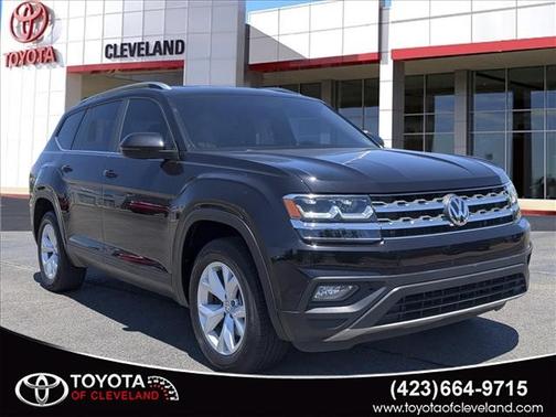 Deep Black Pearl 2018 Volkswagen Atlas 3.6L SE