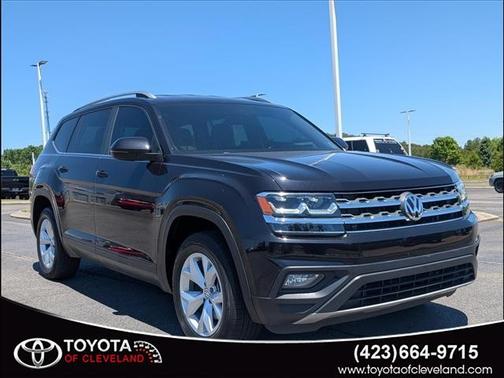 Deep Black Pearl 2018 Volkswagen Atlas 3.6L SE