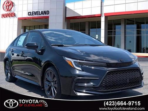 Midnight Black Metallic 2026 Toyota Corolla XSE