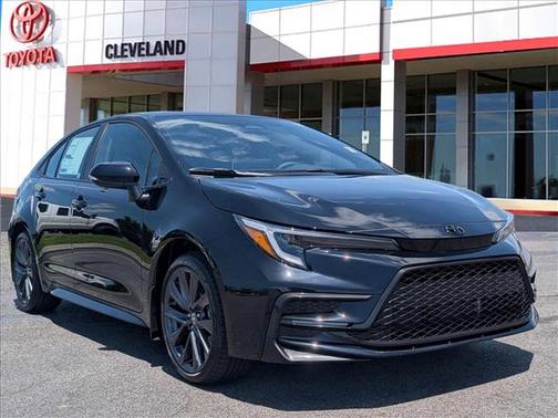 Midnight Black Metallic 2026 Toyota Corolla XSE
