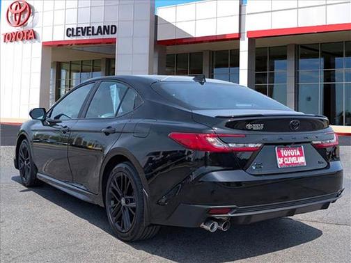 Midnight Black Metallic 2025 Toyota Camry SE