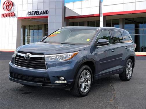 Blue 2016 Toyota Highlander Limited