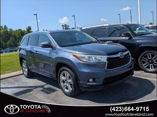 Blue 2016 Toyota Highlander Limited