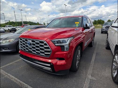 Supersonic Red 2024 Toyota Sequoia Capstone