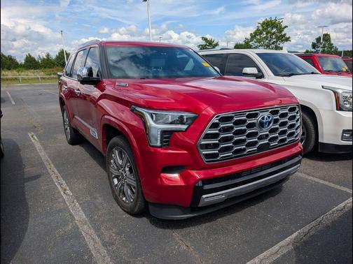 Supersonic Red 2024 Toyota Sequoia Capstone