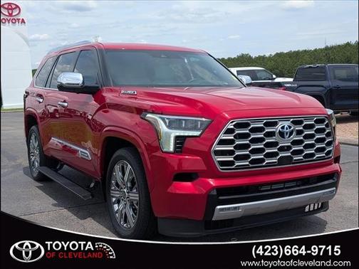 Supersonic Red 2024 Toyota Sequoia Capstone