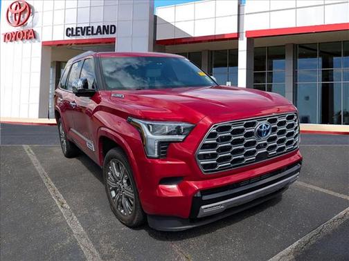 Supersonic Red 2024 Toyota Sequoia Capstone