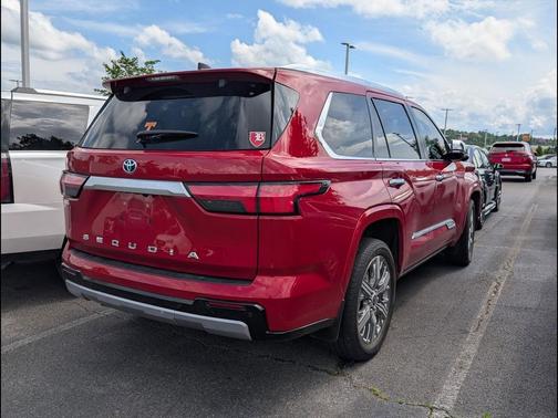 Supersonic Red 2024 Toyota Sequoia Capstone