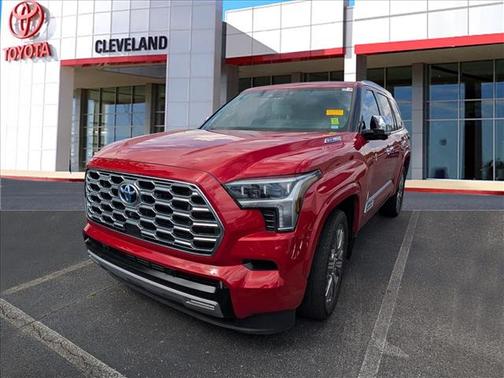 Supersonic Red 2024 Toyota Sequoia Capstone