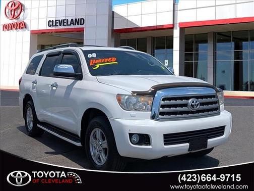 Super White 2008 Toyota Sequoia Limited