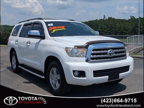 Super White 2008 Toyota Sequoia Limited