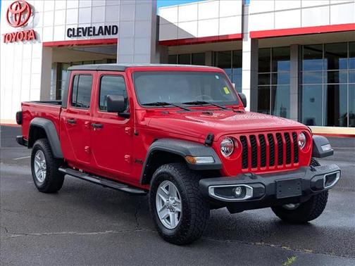 Firecracker Red Clearcoat 2023 Jeep Gladiator Sport S