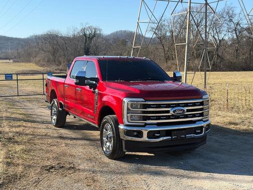 Rapid Red Metallic Tinted Clearcoat 2024 Ford F-350 Lariat Truck