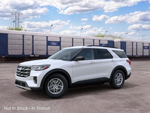 Star White Metallic Tri-Coat 2027 Ford Explorer Active