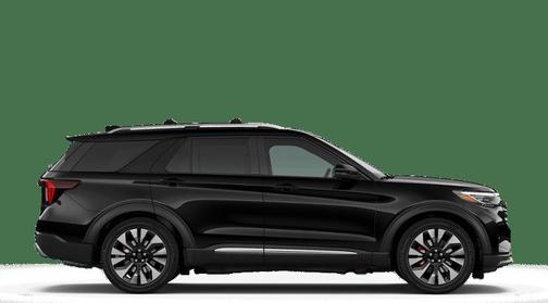 Agate Black Metallic 2026 Ford Explorer Platinum