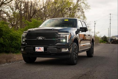 Agate Black Metallic 2025 Ford F-150 Platinum