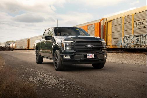 Agate Black Metallic 2025 Ford F-150 Platinum Truck