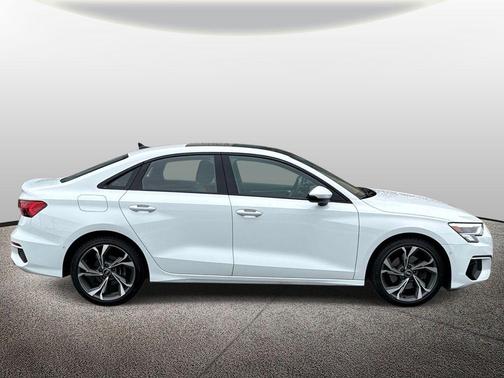 Glacier White Metallic 2023 Audi A3 Premium