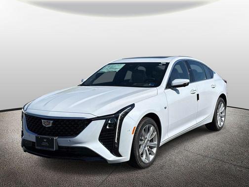 Vibrant White Tricoat 2026 Cadillac CT5 Premium Luxury