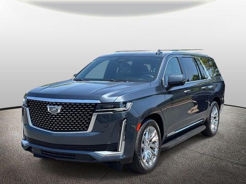 Shadow Metallic 2021 Cadillac Escalade ESV Premium Luxury