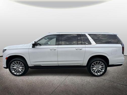 Crystal White Tricoat 2023 Cadillac Escalade ESV Premium Luxury