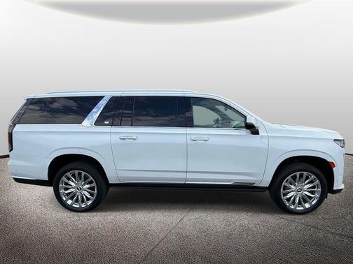 Crystal White Tricoat 2023 Cadillac Escalade ESV Premium Luxury